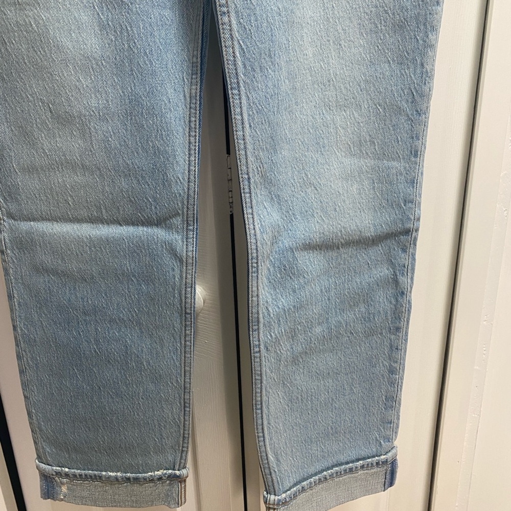 ABERCROMBIE & FITCH 90s super high-rise straight jeans. Size: 27 LONG - Picture 12 of 14
